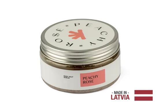 GREENUM Солевой скраб для тела PEACHY ROSE, 320 г